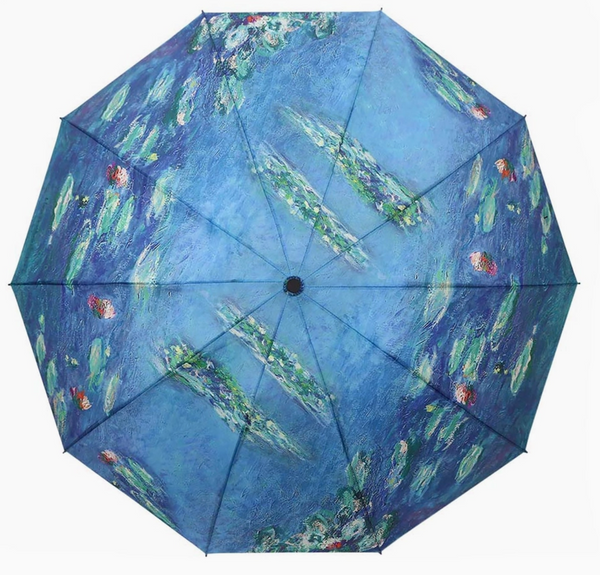 Monet Waterlilies Travel Umbrella