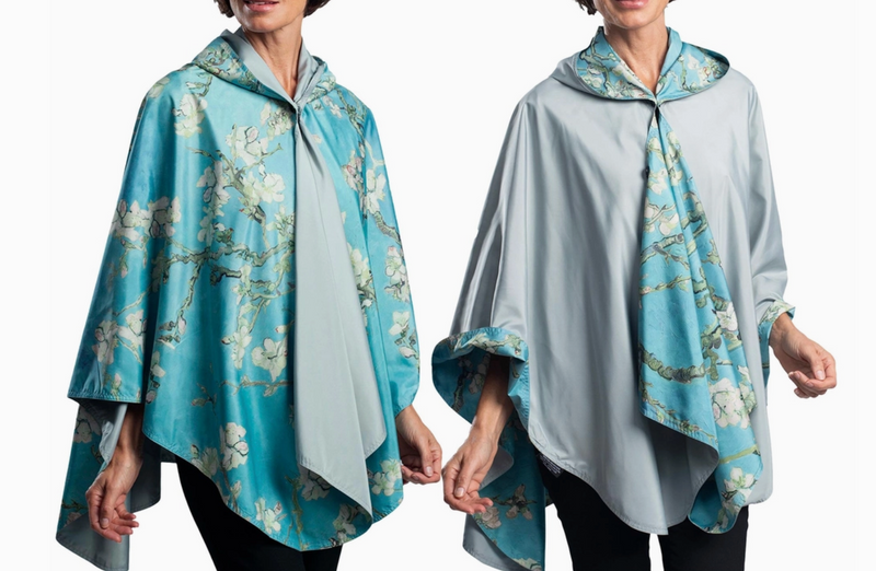 Van Gogh "Almond Blossom" Rain Poncho