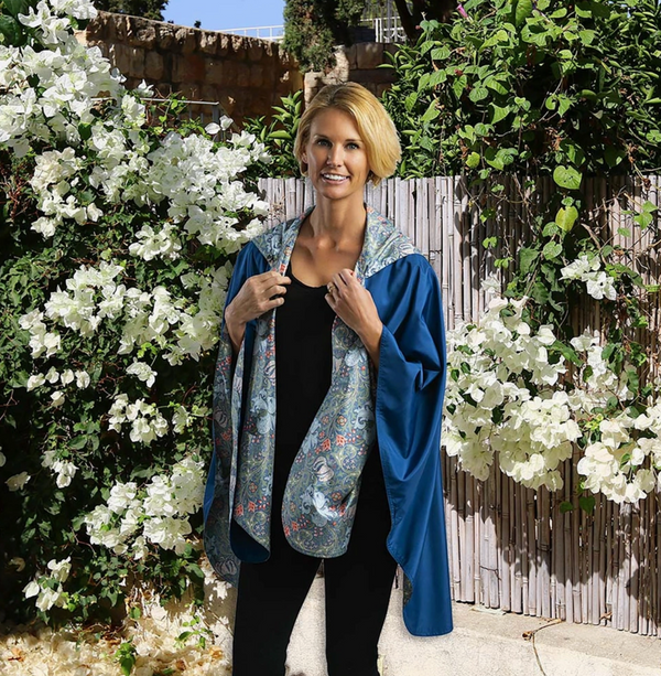 William Morris Bluebell Lily Rain Poncho