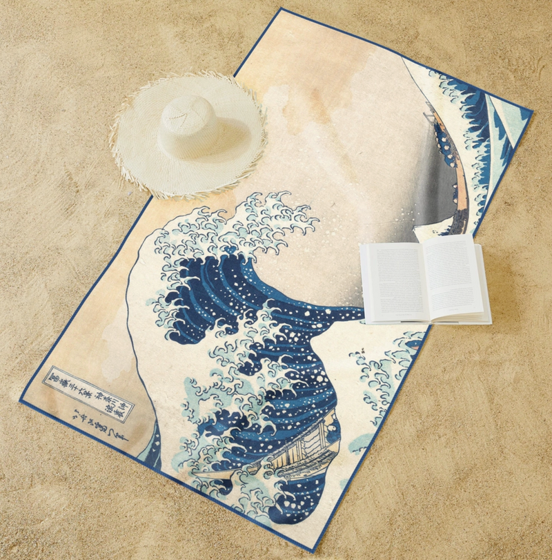 Hokusai "the Great Wave" Beach Towel