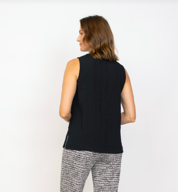 Black Seam Travel Tunic Tank