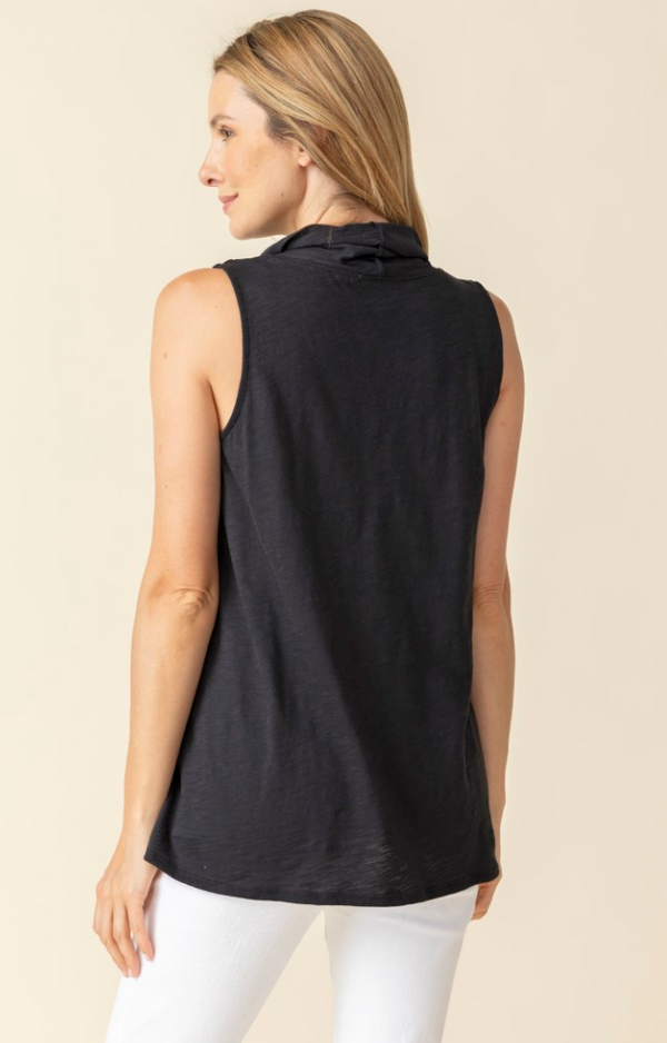 Black Cowl Crossover Tank