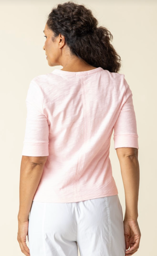 Carnation Cotton V-Neck Top