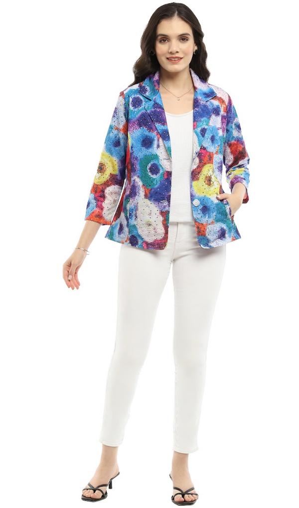 Multi Floral Blazer