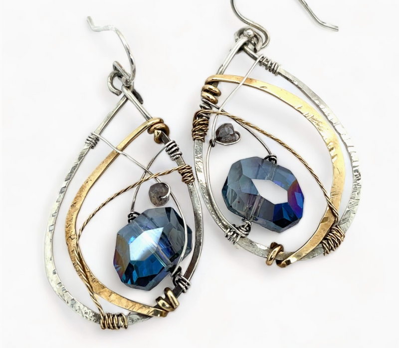 Crystal Ocean Earring