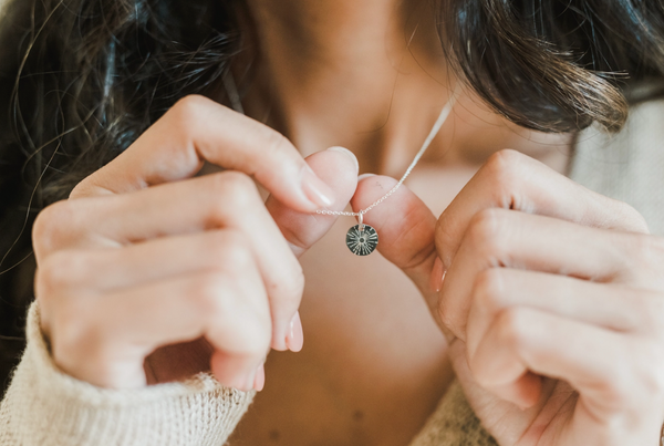 Be the Light Silver Necklace