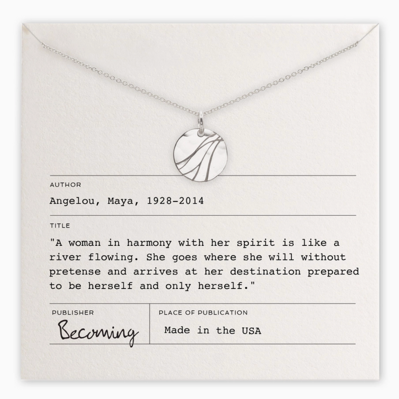 River Silver Necklace