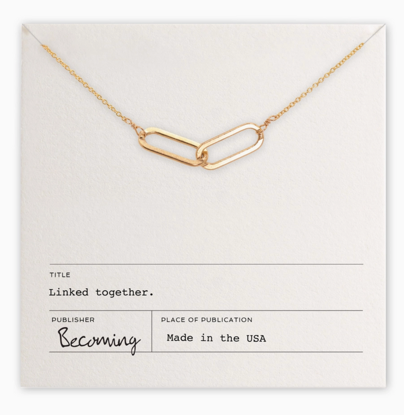 Linked Together Gold Necklace