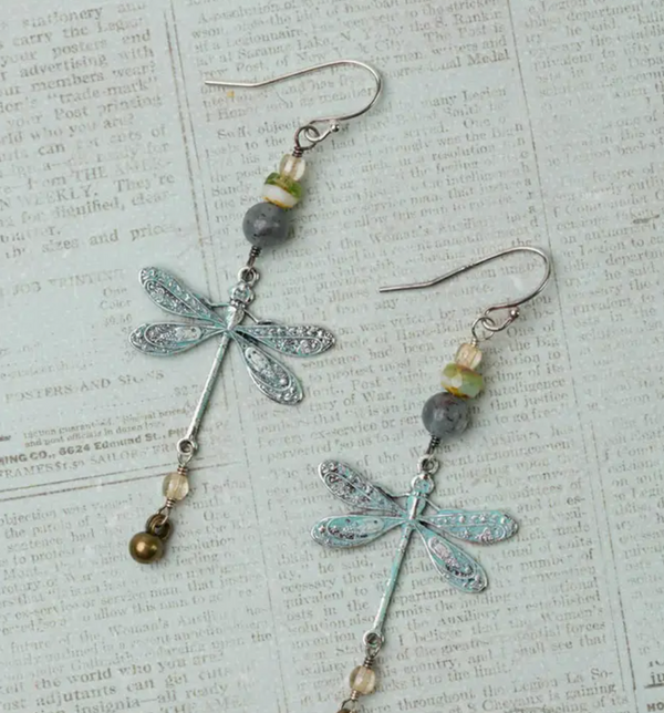 Wisdom Dragonfly Earring