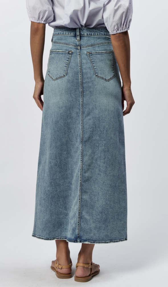 Long Denim Skirt