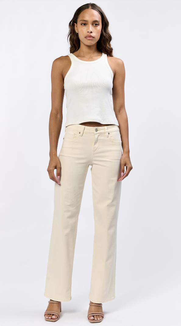 Wheat Straight Leg Jean