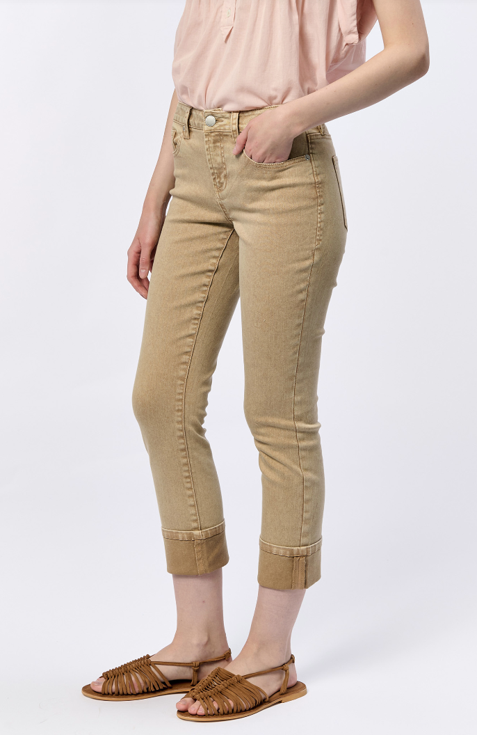 Biscuit Slim Straight Cuff Jean