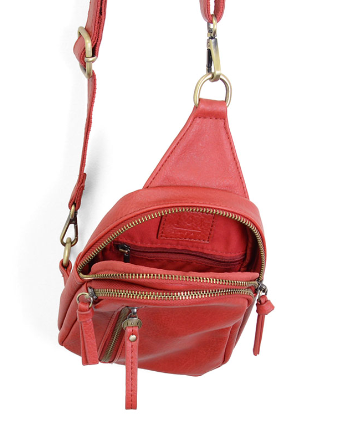Red Skyler Sling Bag
