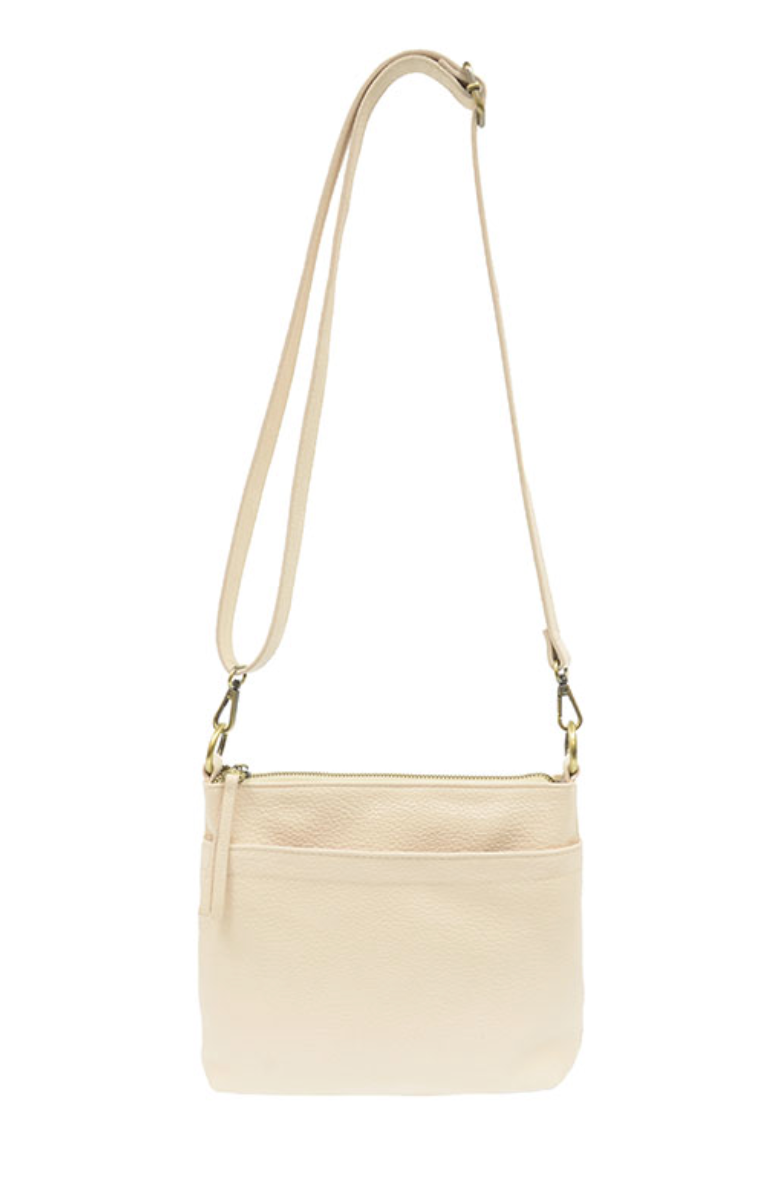 Alabaster Top Zip Crossbody Bag