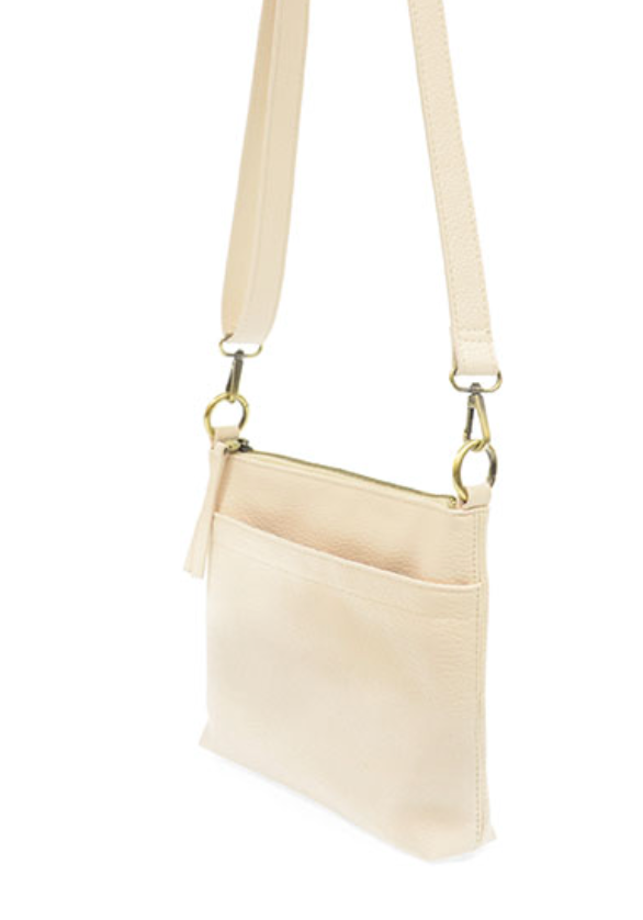 Alabaster Top Zip Crossbody Bag
