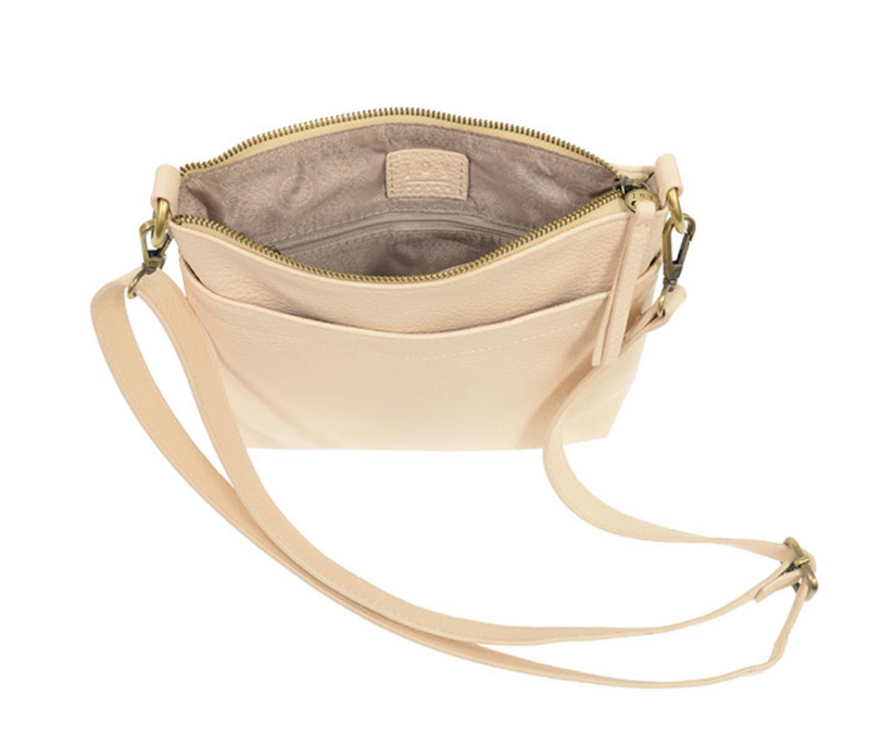 Alabaster Top Zip Crossbody Bag