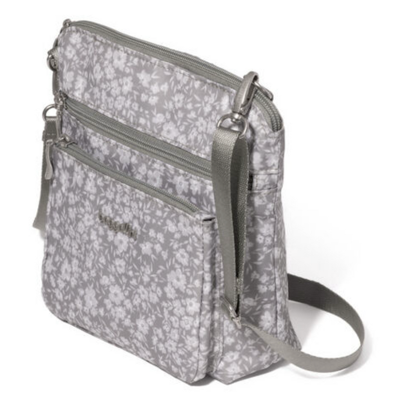 Light Grey Petal Pocket Bag
