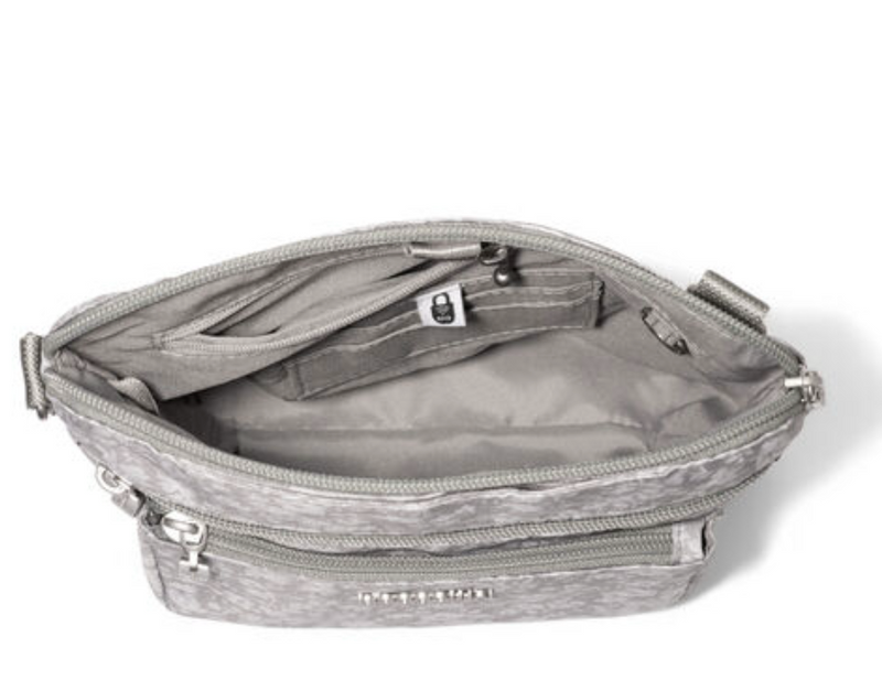 Light Grey Petal Pocket Bag