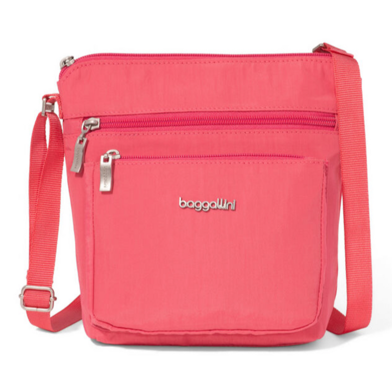 Flamingo Pocket Crossbody Bag