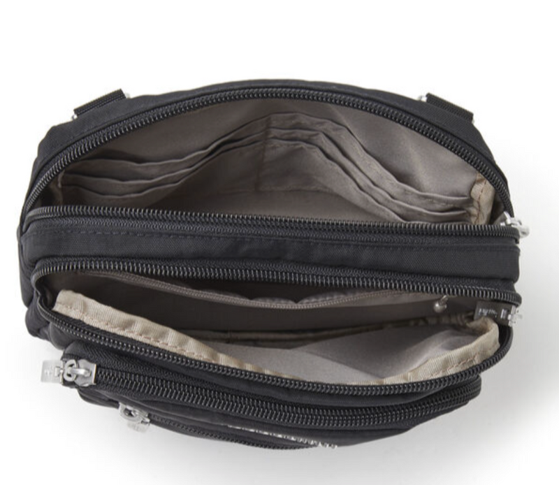 Black Sand Triple Zip Bag