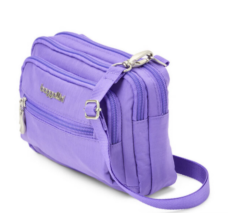 Lavender Surf Triple Zip Bag