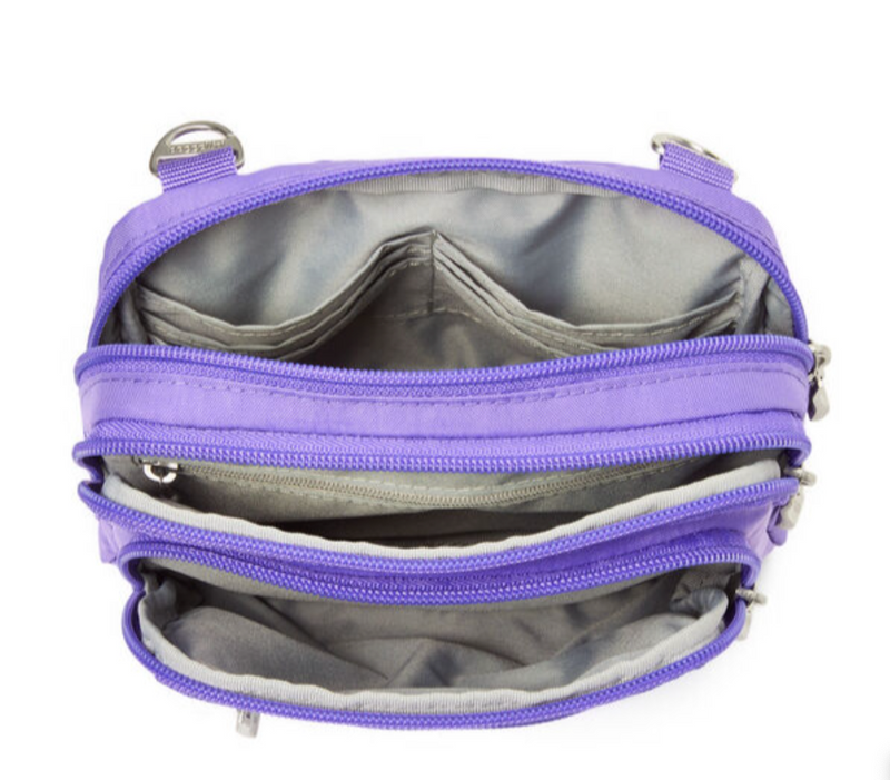Lavender Surf Triple Zip Bag