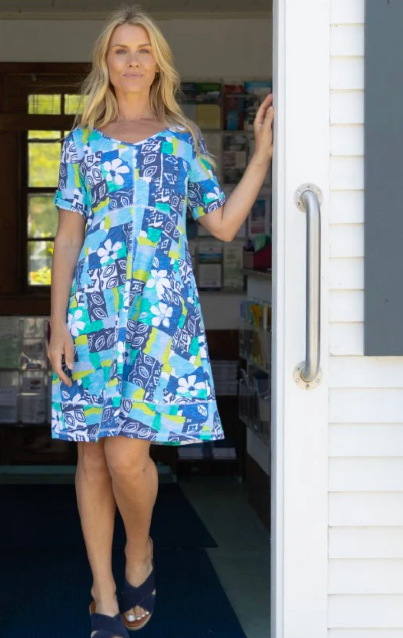 Island Block Bistro Dress