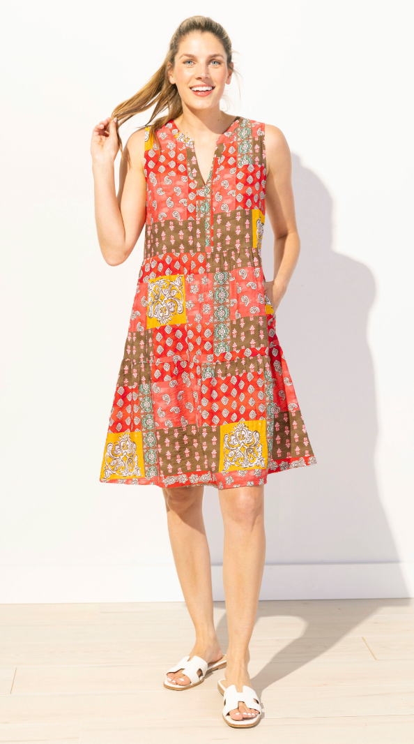 Coral Paradise Dress