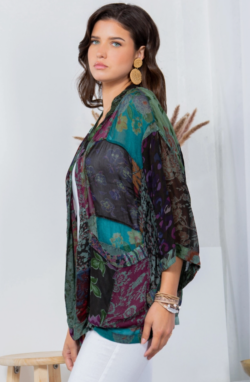 Basil Pocket Kimono