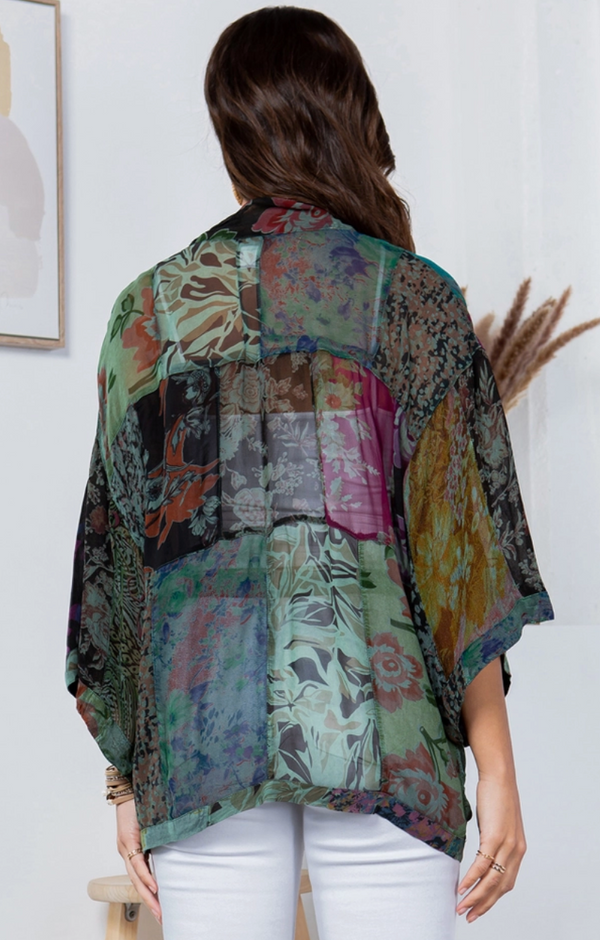 Basil Pocket Kimono