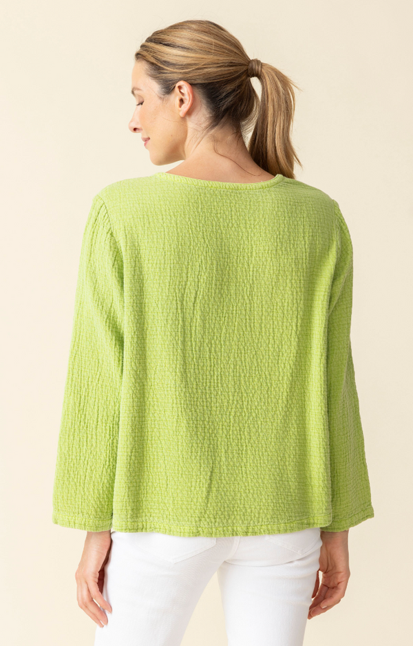 Leaf Jacquard Snappy Jacket