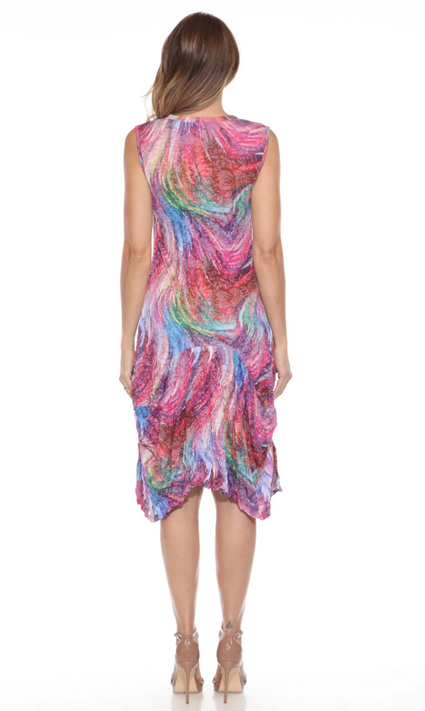 Vibrant Dance Pocket Dress