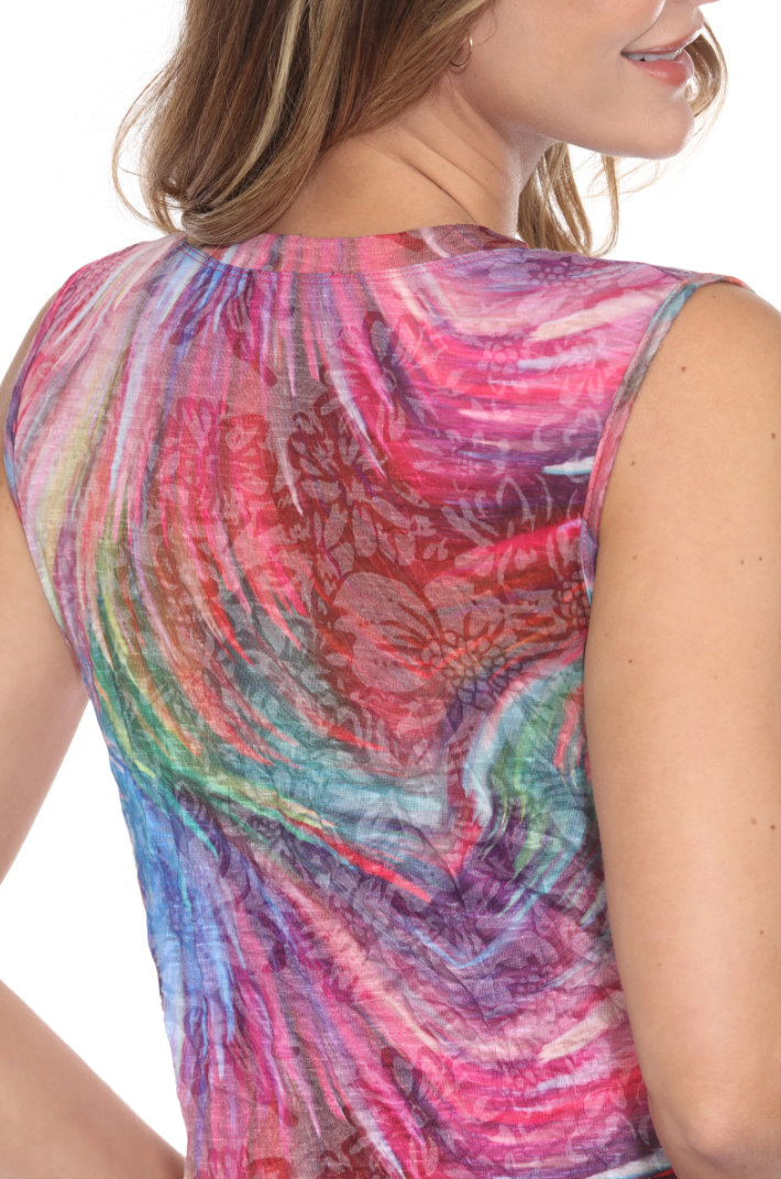 Vibrant Dance Pocket Dress