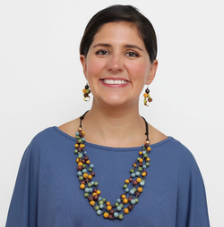 Mustard Carmella Multi Strand Necklace