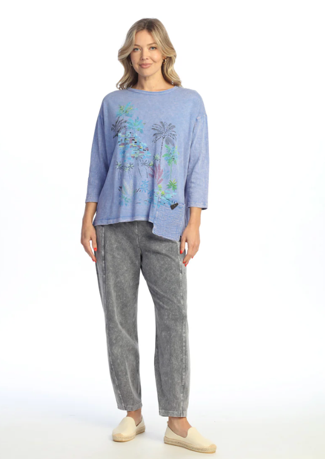 Pacific Cotton Gauze Pocket Top