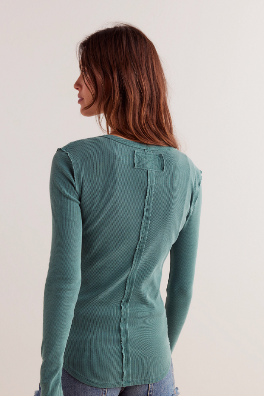 Emerald Henley Layer Top