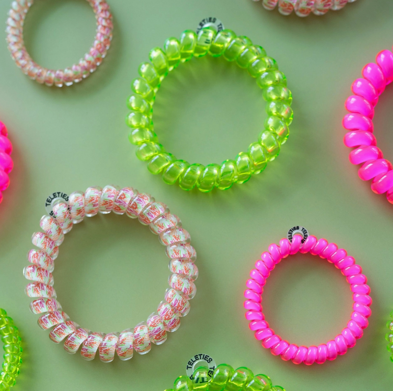 Small Tropical Punch Hair Ties Set of 3