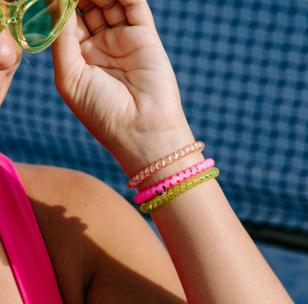 Small Tropical Punch Hair Ties Set of 3