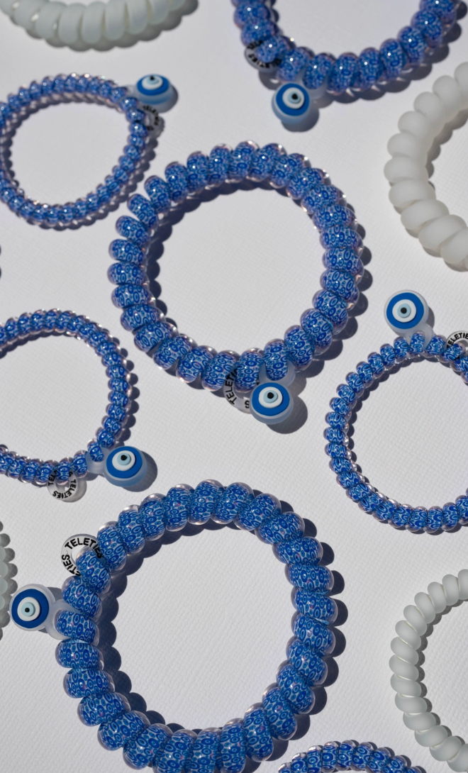 Evil Eye Large Hair Tie Set of 3