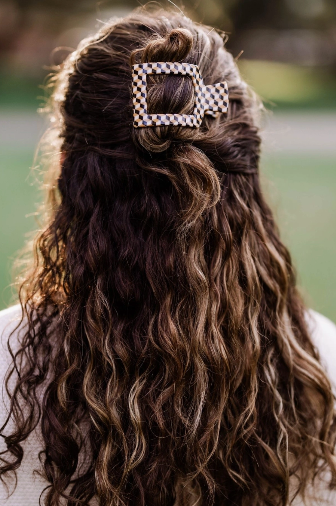 Gone Glamping Square Flat Hair Clip