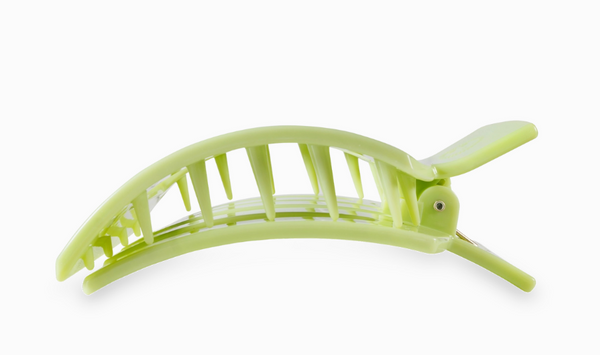 Green Medium Square Flat Hair Clip