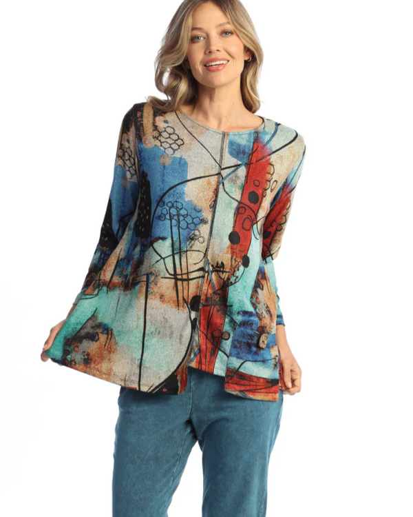 Vogue Asym Pocket Top