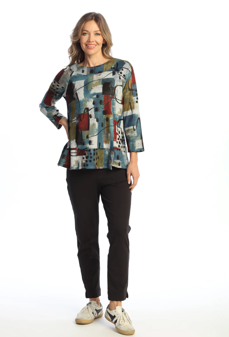 Lumina Fleece Hem Top