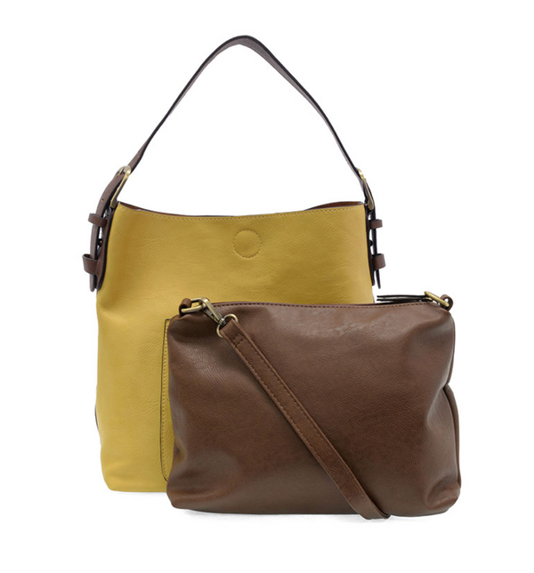 Laguna Yellow 2pc Hobo Handbag