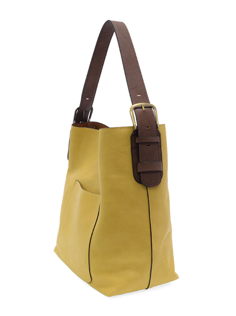 Laguna Yellow 2pc Hobo Handbag