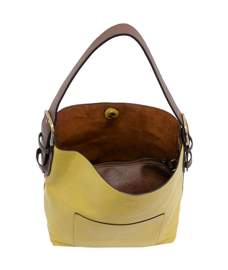 Laguna Yellow 2pc Hobo Handbag