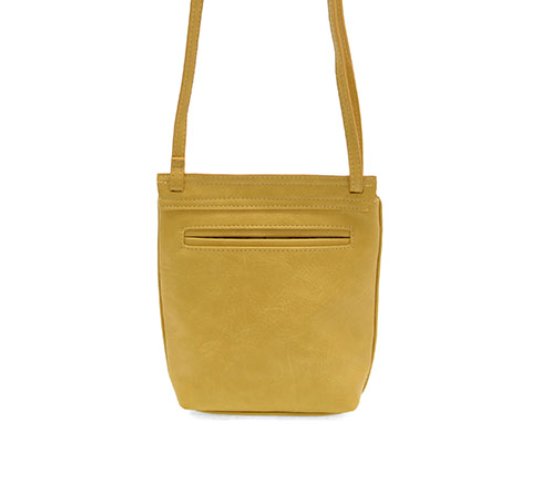Laguna Yellow Front Flap Crossbody Bag