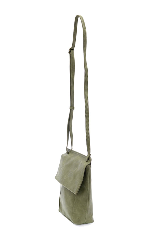 Eucalyptus Front Flap Crossbody Bag