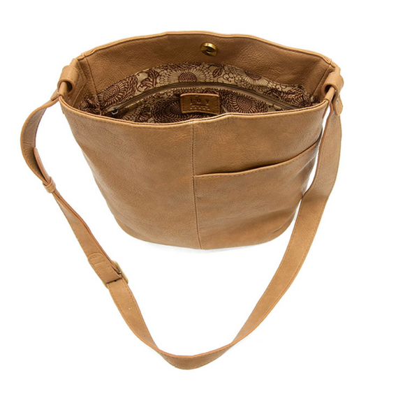 Camel Crossbody Sleek Bag