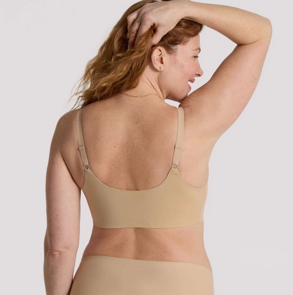 Sand Structured Scoop Bra